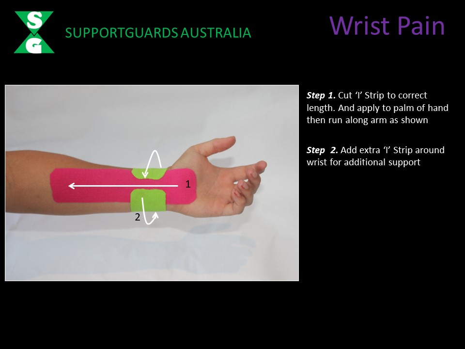 Wrist KT Taping